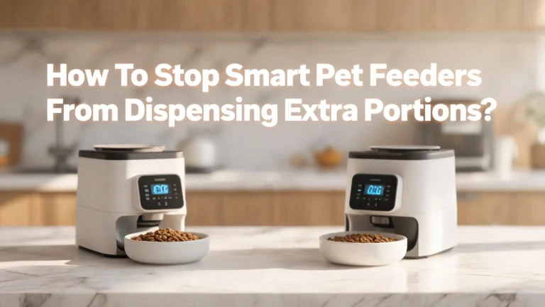 How To Stop Smart Pet Feeders From Dispensing Extra Portions?