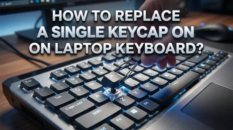 How To Replace A Single Keycap On A Laptop Keyboard