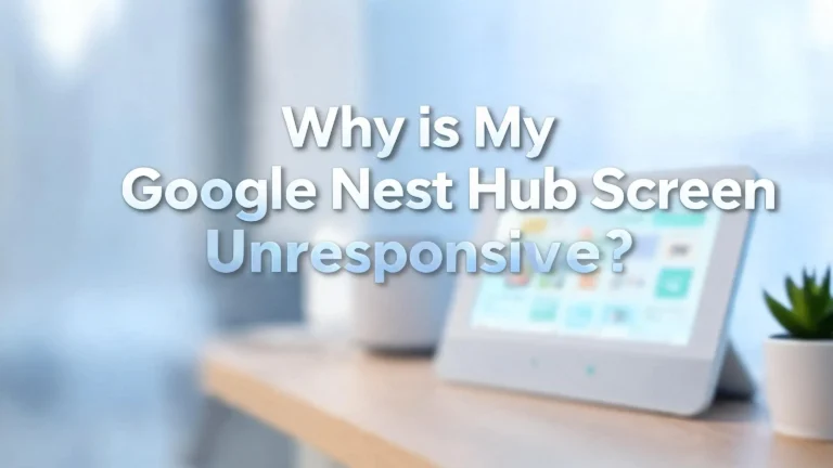 Why Is My Google Nest Hub Screen Unresponsive?