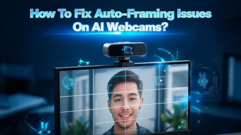 How To Fix Auto Framing Issues On AI Webcams?