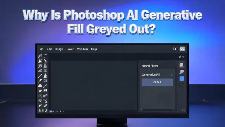 Why Is Photoshop AI Generative Fill Grayed Out?