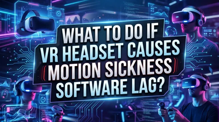 What to Do If Your VR Headset Causes Motion Sickness From Software Lag?