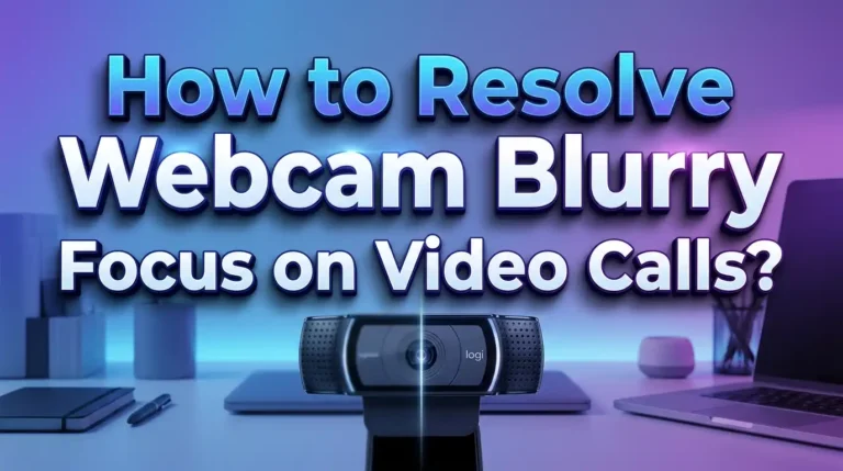 How to Fix Webcam Blurry Focus on Video Calls?