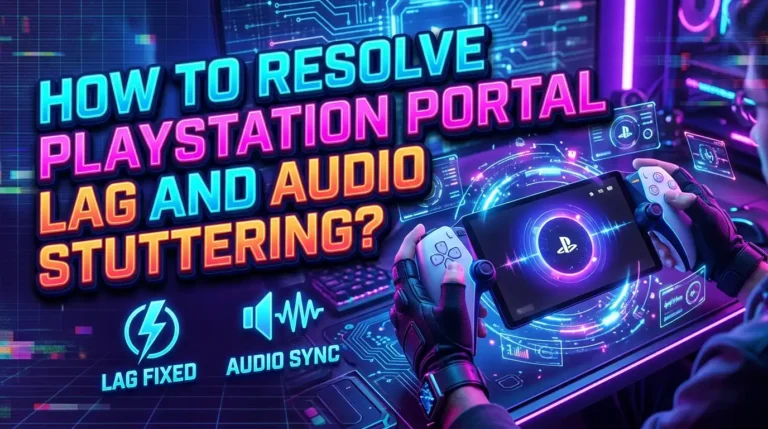 How To Resolve PlayStation Portal Lag And Audio Stuttering?
