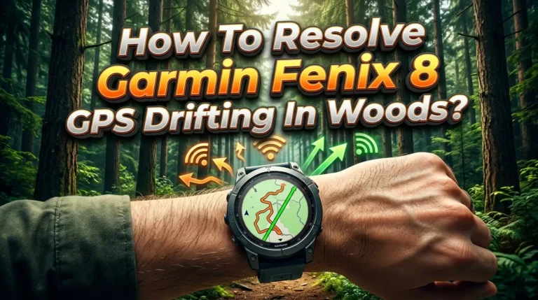 How To Resolve Garmin Fenix 8 GPS Drifting In Woods?