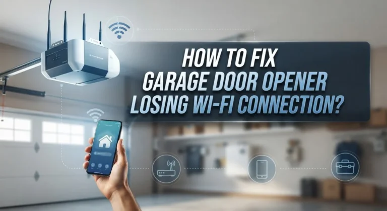 How To Fix Garage Door Opener Losing Wi-Fi Connection?