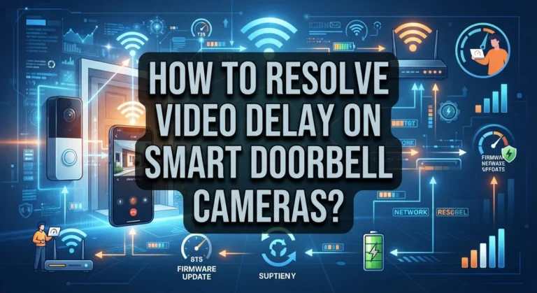 How To Resolve Video Delay On Smart Doorbell Cameras?