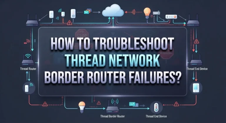 How To Troubleshoot Thread Network Border Router Failures?